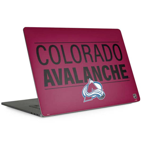 NHL Colorado Avalanche Lineup Apple MacBook Pro 15-inch Skin