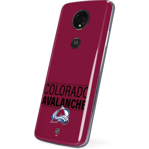 NHL Colorado Avalanche Lineup Moto E5 Plus Skin