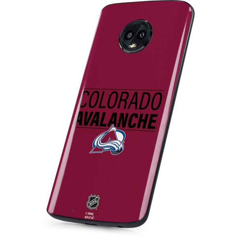 NHL Colorado Avalanche Lineup Moto G6 Skin