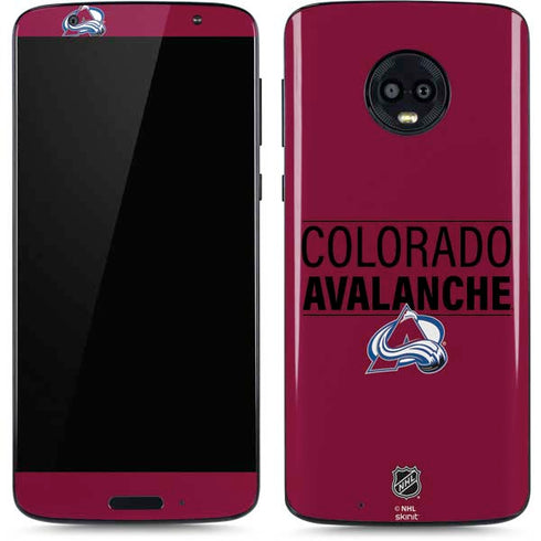 NHL Colorado Avalanche Lineup Moto G6 Skin