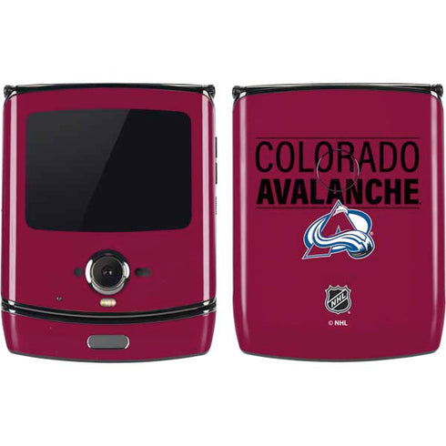 NHL Colorado Avalanche Lineup Motorola RAZR Skin