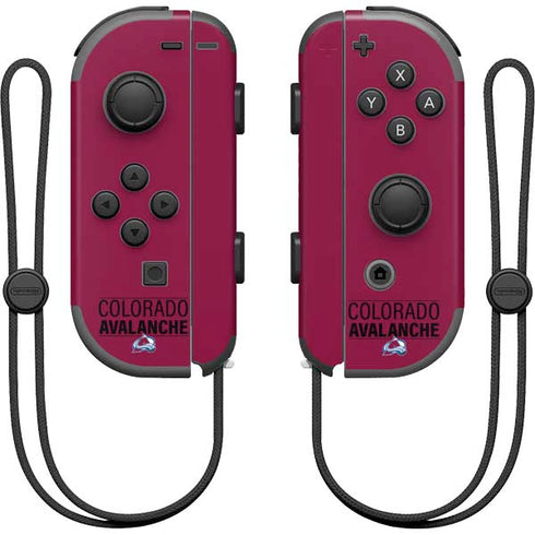 NHL Colorado Avalanche Lineup Nintendo Joy-Con (L/R) Controller Skin