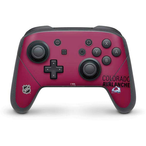 NHL Colorado Avalanche Lineup Nintendo Switch Pro Controller Skin
