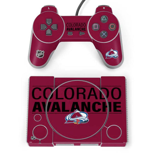 NHL Colorado Avalanche Lineup PlayStation Classic Bundle Skin