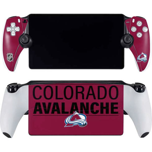NHL Colorado Avalanche Lineup PlayStation Portal Remote Player Skin