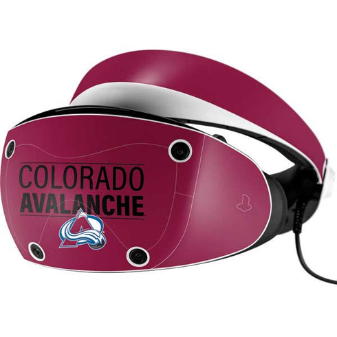 NHL Colorado Avalanche Lineup PlayStation VR2 Skin