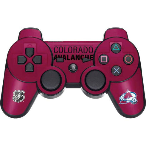 NHL Colorado Avalanche Lineup PS3 Dual Shock wireless controller Skin