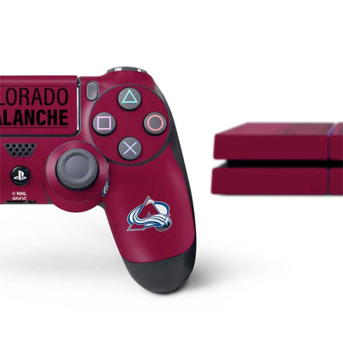 NHL Colorado Avalanche Lineup PS4 Console and Controller Bundle Skin