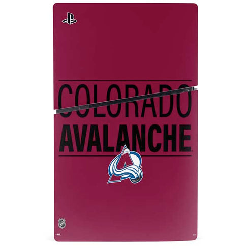 NHL Colorado Avalanche Lineup PS5 Slim Digital Edition Bundle Skin
