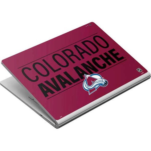 NHL Colorado Avalanche Lineup Surface Book Skin