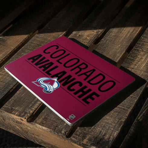 NHL Colorado Avalanche Lineup Surface Laptop 3 13.5in Skin