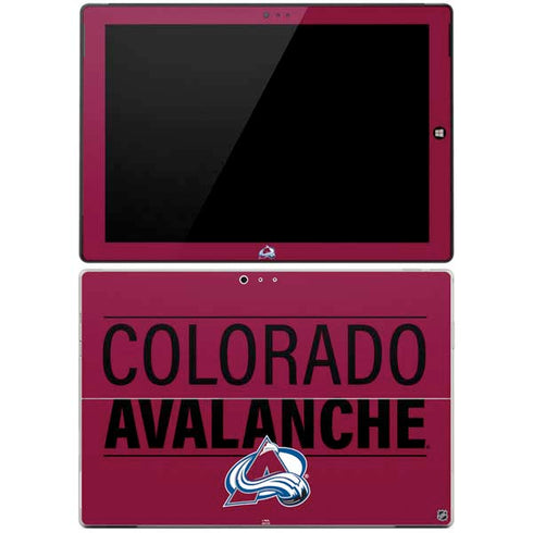NHL Colorado Avalanche Lineup Surface Pro 3 Skin