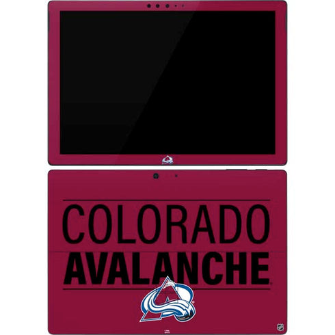 NHL Colorado Avalanche Lineup Surface Pro 7 Skin