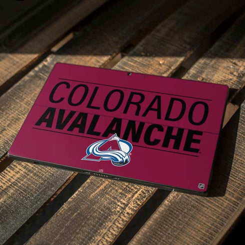 NHL Colorado Avalanche Lineup Surface Pro 7 Skin