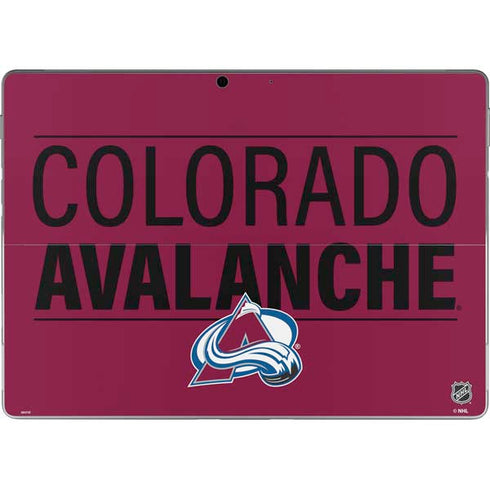 NHL Colorado Avalanche Lineup Surface Pro 8 Skin