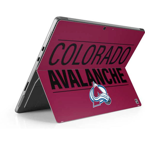 NHL Colorado Avalanche Lineup Surface Pro 8 Skin