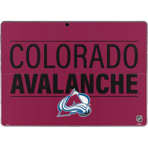 NHL Colorado Avalanche Lineup Surface Pro 9 Skin