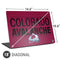 NHL Colorado Avalanche Lineup Universal Laptop 18in (14.6 x 10.6in) Skin
