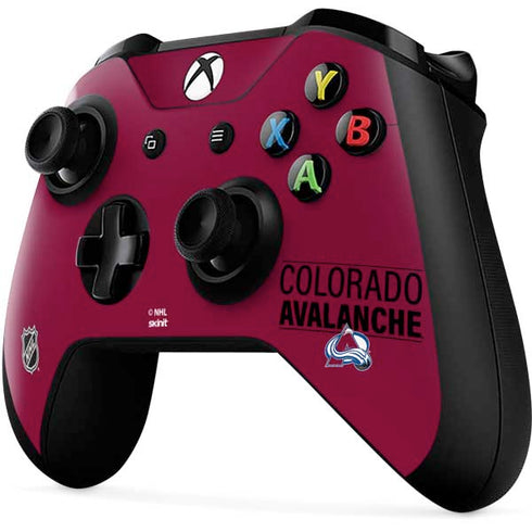 NHL Colorado Avalanche Lineup Xbox One X Controller Skin