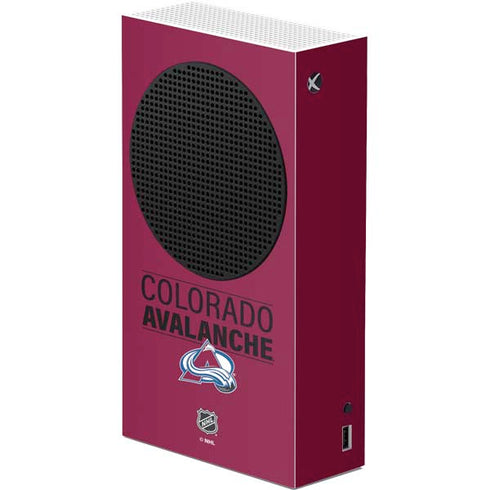 NHL Colorado Avalanche Lineup Xbox Series S Console Skin