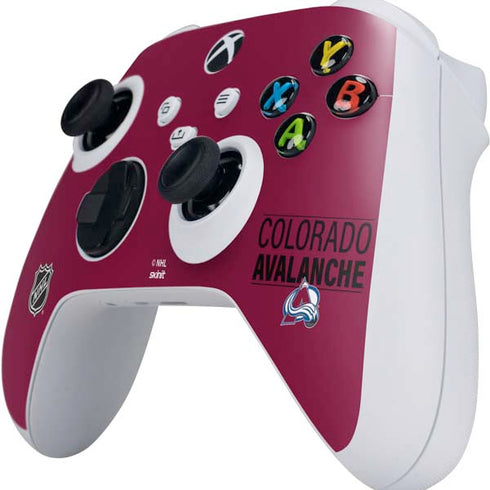 NHL Colorado Avalanche Lineup Xbox Series S Controller Skin