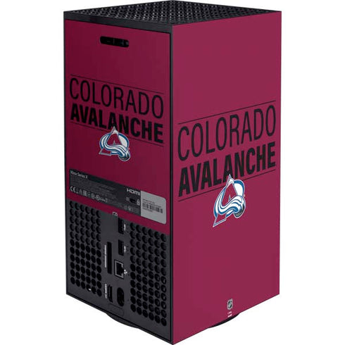NHL Colorado Avalanche Lineup Xbox Series X Bundle Skin