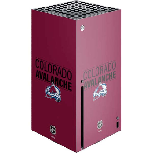 NHL Colorado Avalanche Lineup Xbox Series X Console Skin