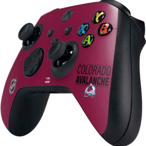 NHL Colorado Avalanche Lineup Xbox Series X Controller Skin
