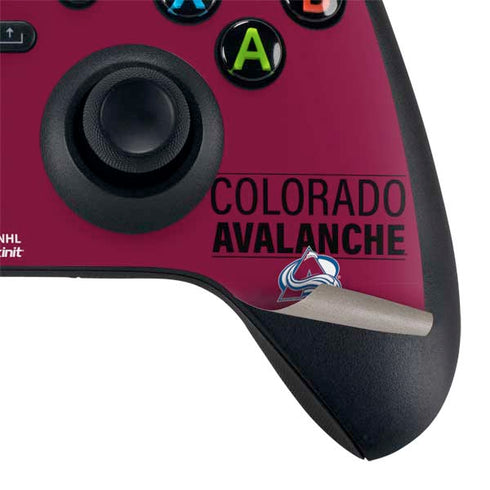 NHL Colorado Avalanche Lineup Xbox Series X Controller Skin