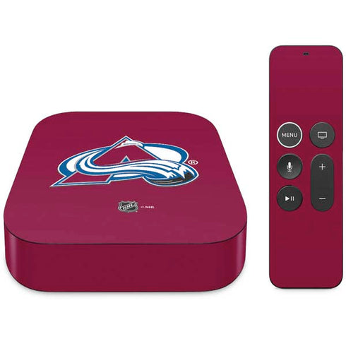 NHL Colorado Avalanche Solid Background Apple TV Skin
