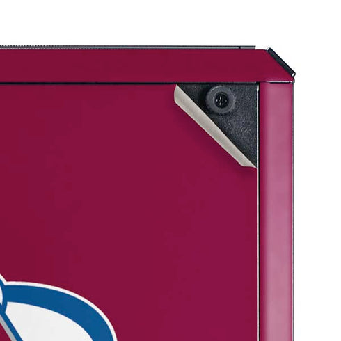 NHL Colorado Avalanche Solid Background Cooler Master MasterBox Q300L Mini Tower Skin