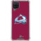 NHL Colorado Avalanche Solid Background Galaxy A12 Clear Case