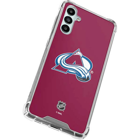 NHL Colorado Avalanche Solid Background Galaxy A15 5G Clear Case