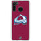 NHL Colorado Avalanche Solid Background Galaxy A21 Clear Case