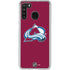 NHL Colorado Avalanche Solid Background Galaxy A21 Clear Case