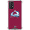 NHL Colorado Avalanche Solid Background Galaxy A72 5G Clear Case