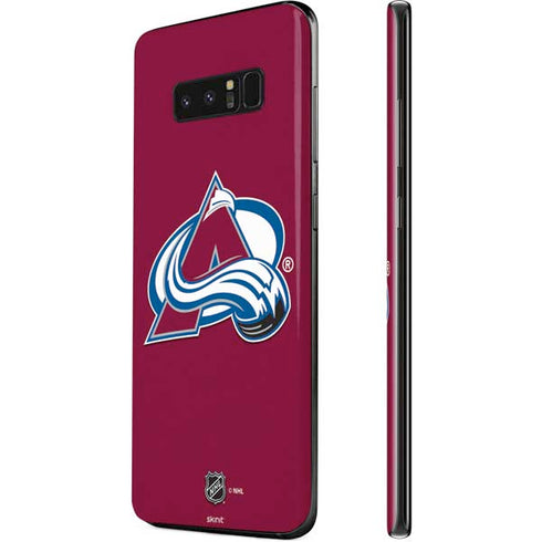 NHL Colorado Avalanche Solid Background Galaxy Note 8 Skin