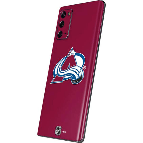 NHL Colorado Avalanche Solid Background Galaxy Note20 5G Skin