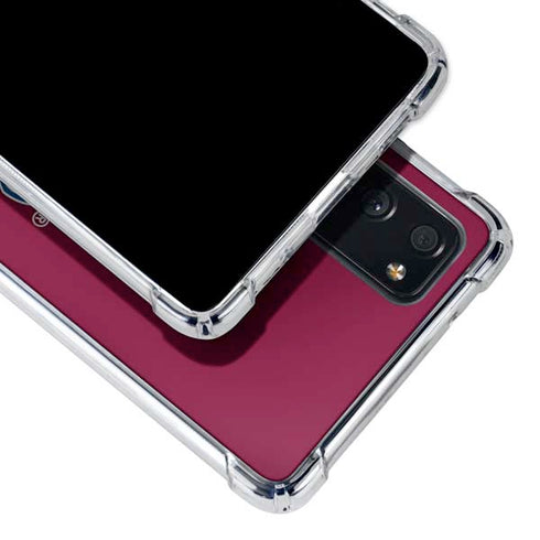 NHL Colorado Avalanche Solid Background Galaxy S20 FE Clear Case