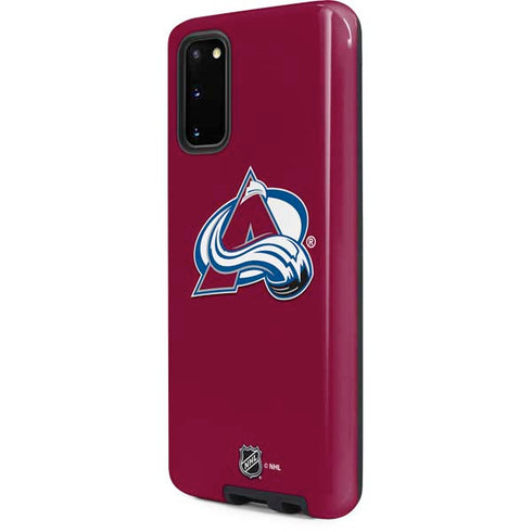 NHL Colorado Avalanche Solid Background Galaxy S20 Pro Case