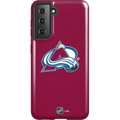 NHL Colorado Avalanche Solid Background Galaxy S21 5G Pro Case