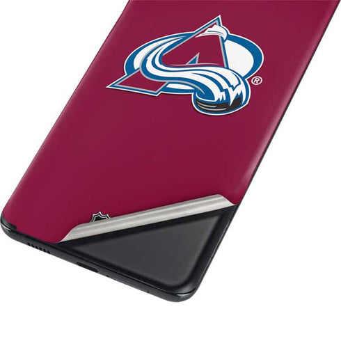 NHL Colorado Avalanche Solid Background Galaxy S21 5G Skin