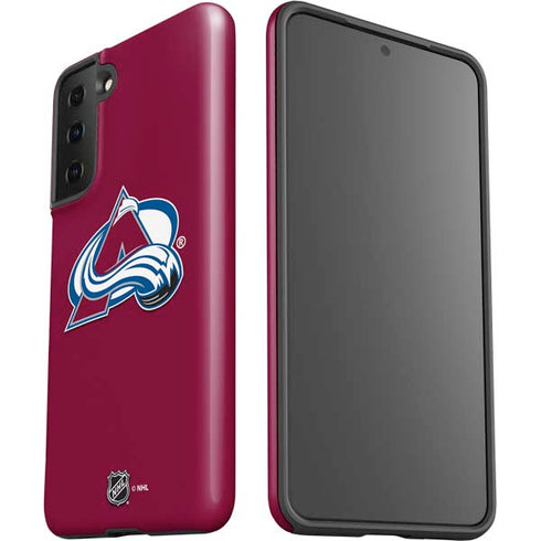 NHL Colorado Avalanche Solid Background Galaxy S21 FE Pro Case