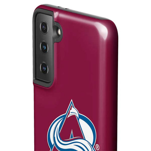 NHL Colorado Avalanche Solid Background Galaxy S21 Plus 5G Pro Case