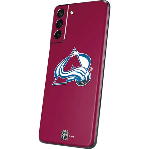 NHL Colorado Avalanche Solid Background Galaxy S21 Plus 5G Skin