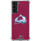 NHL Colorado Avalanche Solid Background Galaxy S22 Clear Case