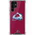 NHL Colorado Avalanche Solid Background Galaxy S22 Ultra Clear Case