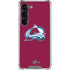 NHL Colorado Avalanche Solid Background Galaxy S23 Clear Case