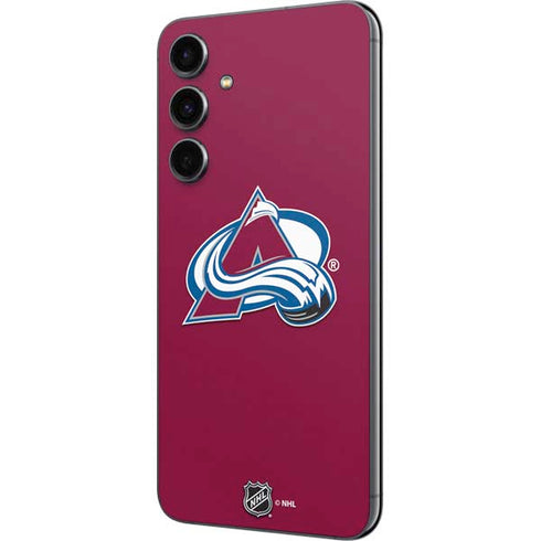 NHL Colorado Avalanche Solid Background Galaxy S23 FE Skin