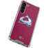 NHL Colorado Avalanche Solid Background Galaxy S23 Plus Clear Case